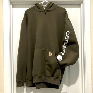 Olive green Carhartt sweatshirt
